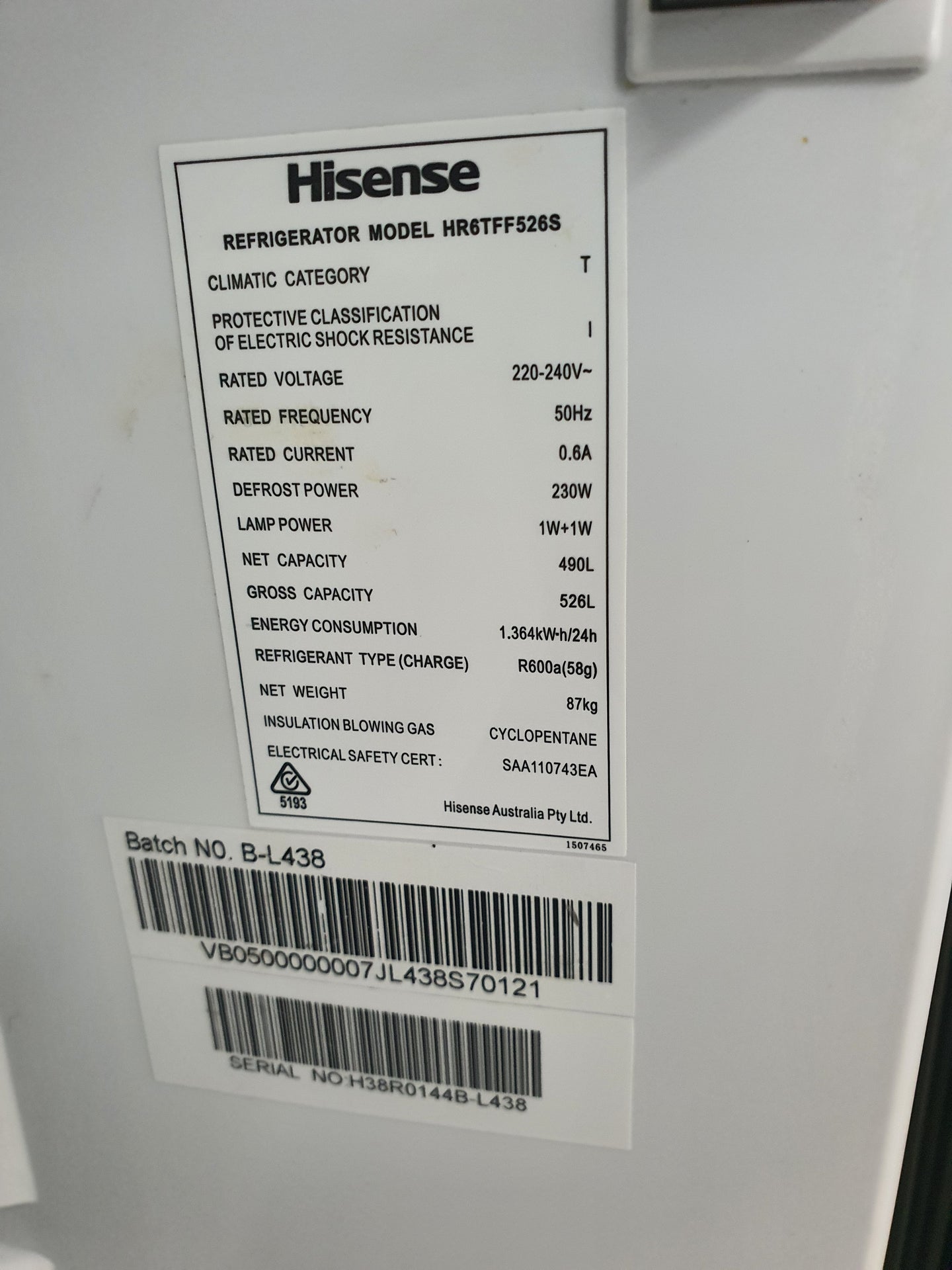 Hisense 526L Refrigerator Cheap World Online