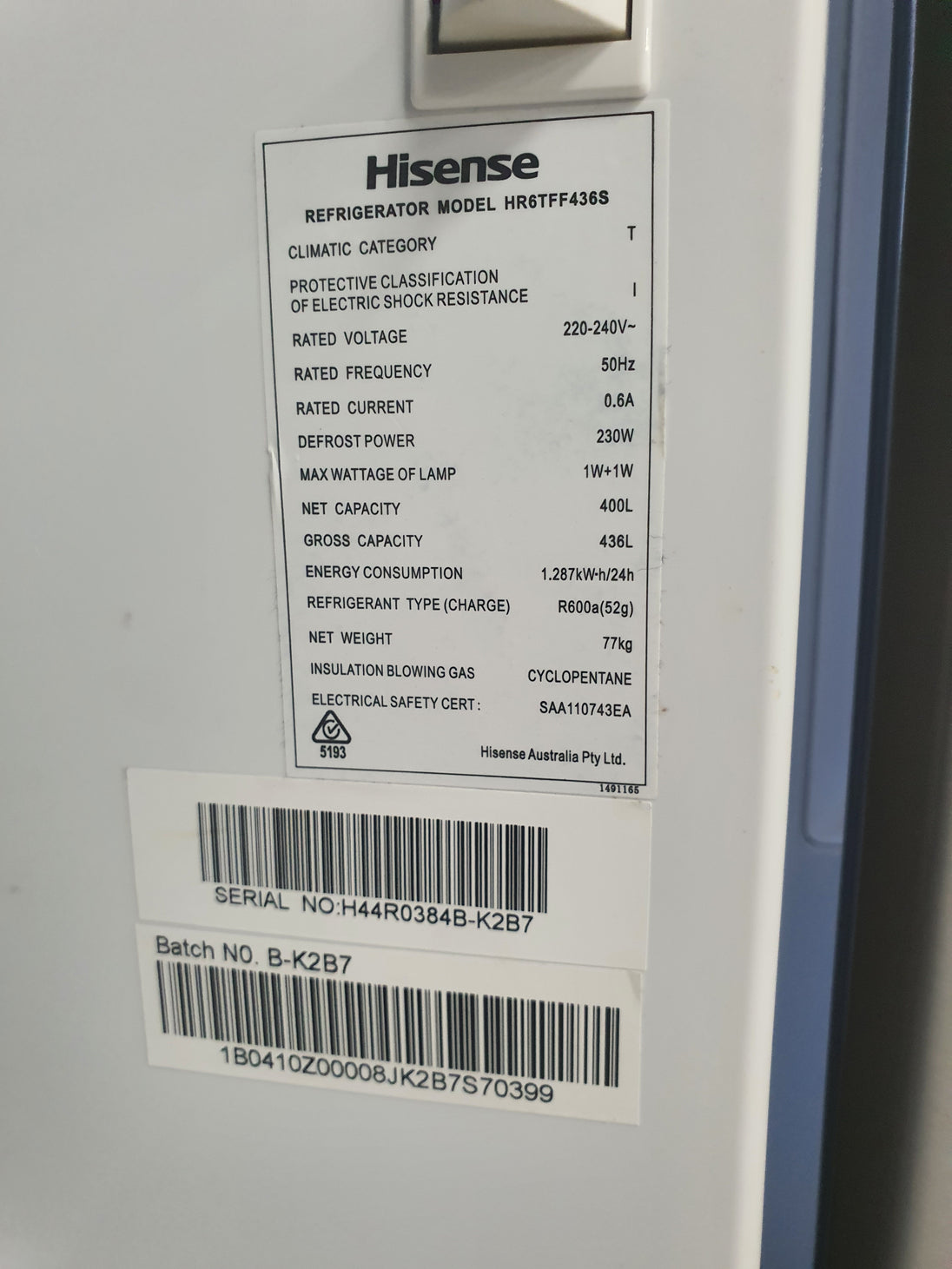 Hisense 400l Refrigerator Cheap World Online