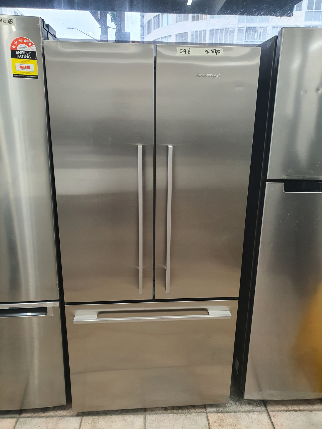 Fisher&Paykel 519L french door Refrigerator Cheap World Online