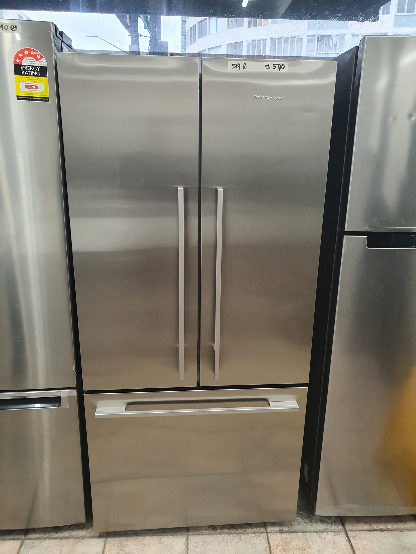 Fisher&Paykel 519L french door Refrigerator Cheap World Online