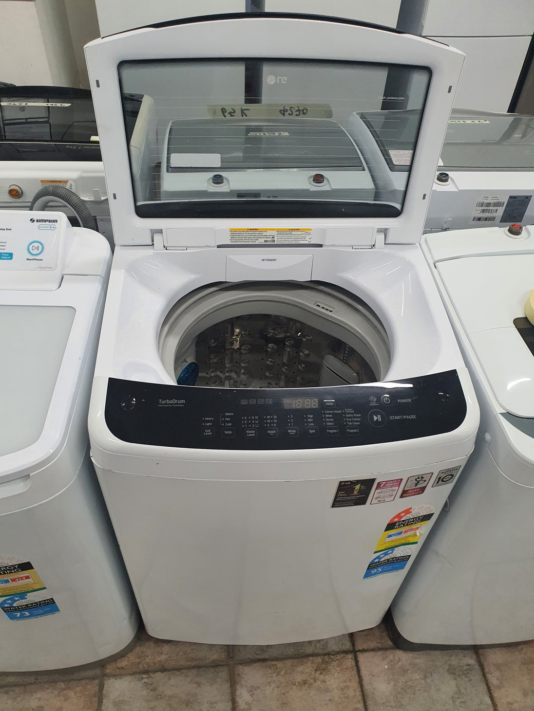 LG 6.5k Top loader washing machine Cheap World Online