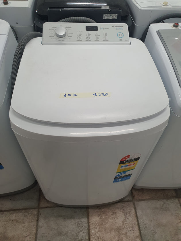 Simpson 6.5k Top loader washing machine Cheap World Online