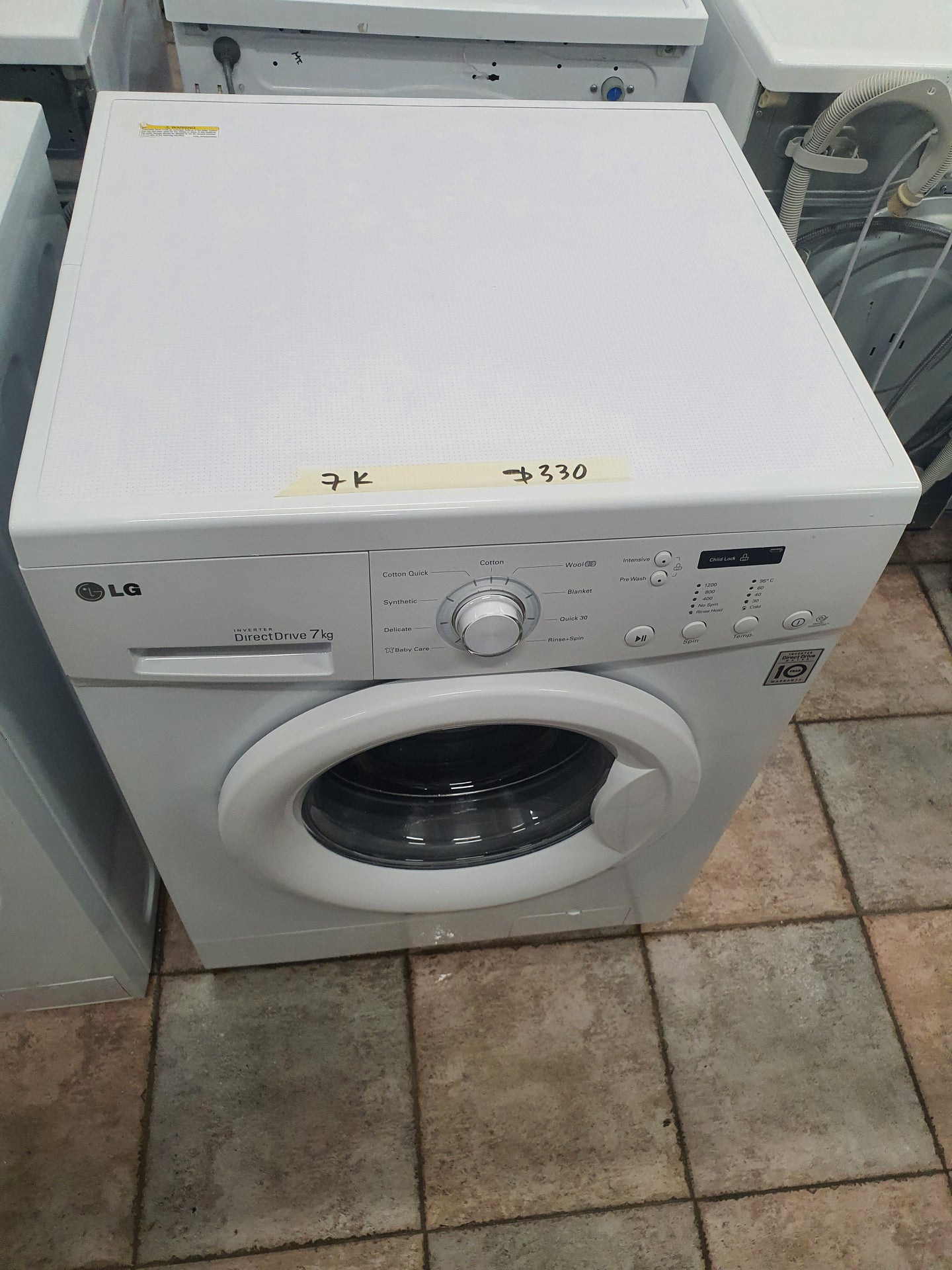 Lg 7k front loader washing machine Cheap World Online