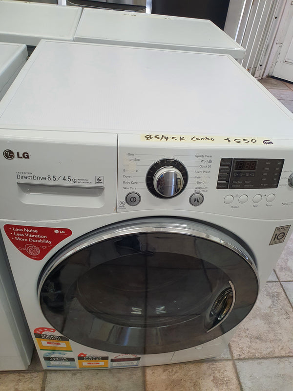LG 8.5K Washer/4.5k Dryer combo machine Cheap World Online
