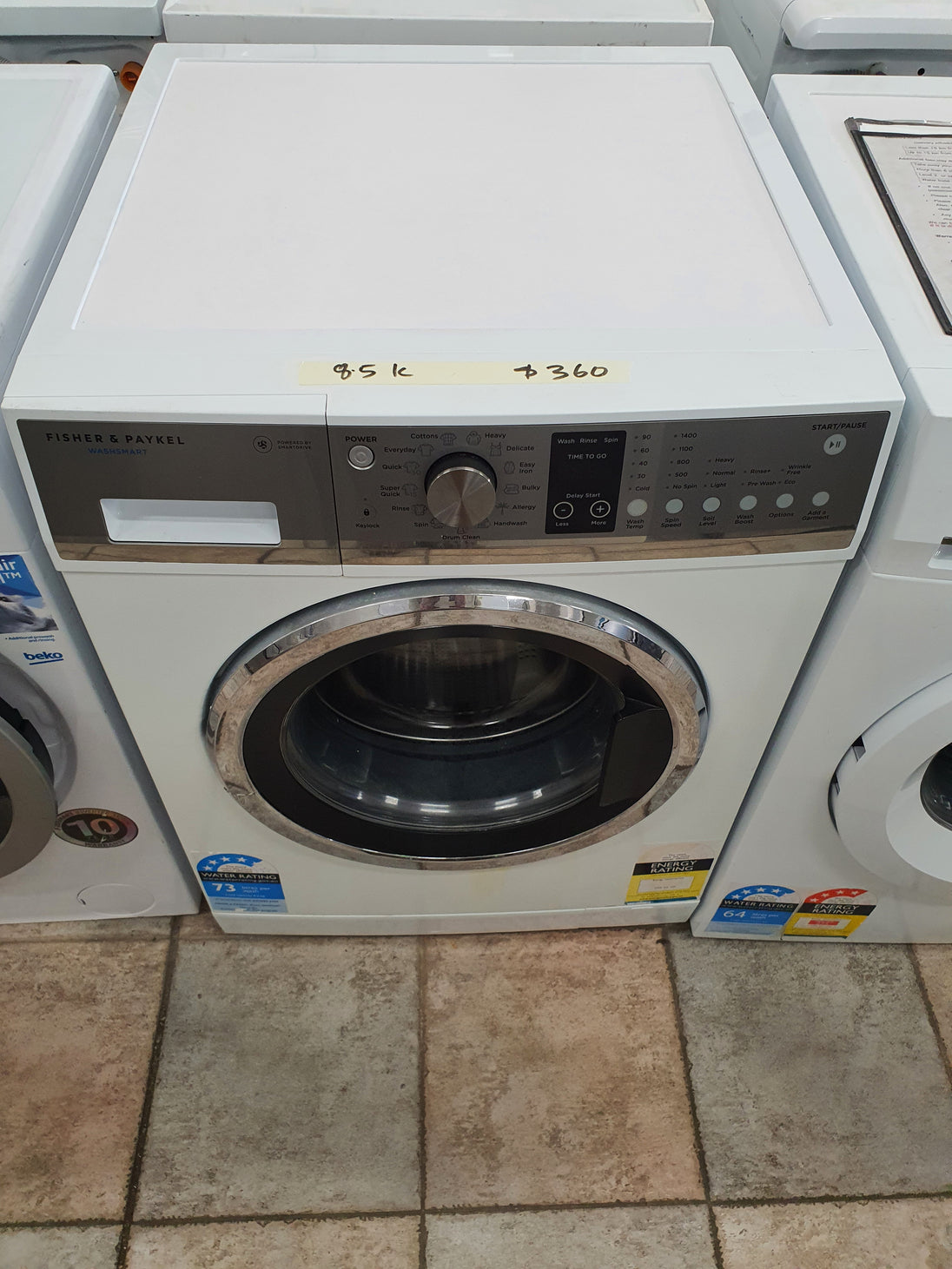 Fisher&Paykel 8.5kg front loader washing machine Cheap World Online