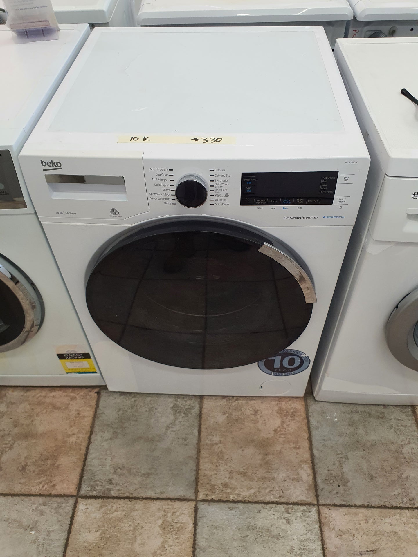 Beko 10 kg front loader washing machine Cheap World Online