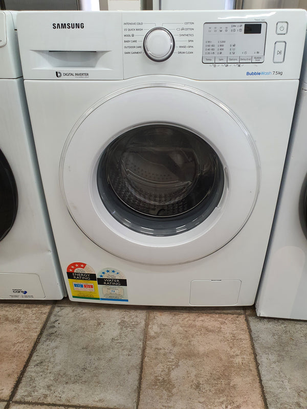 Samsung 7.5 kg front loader washing machine Cheap World Online