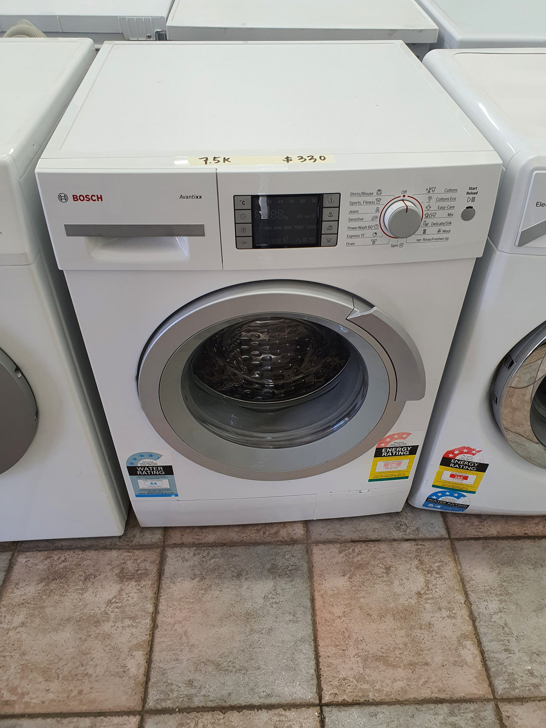 Bosch 7.5kg front loader washing machine Cheap World Online