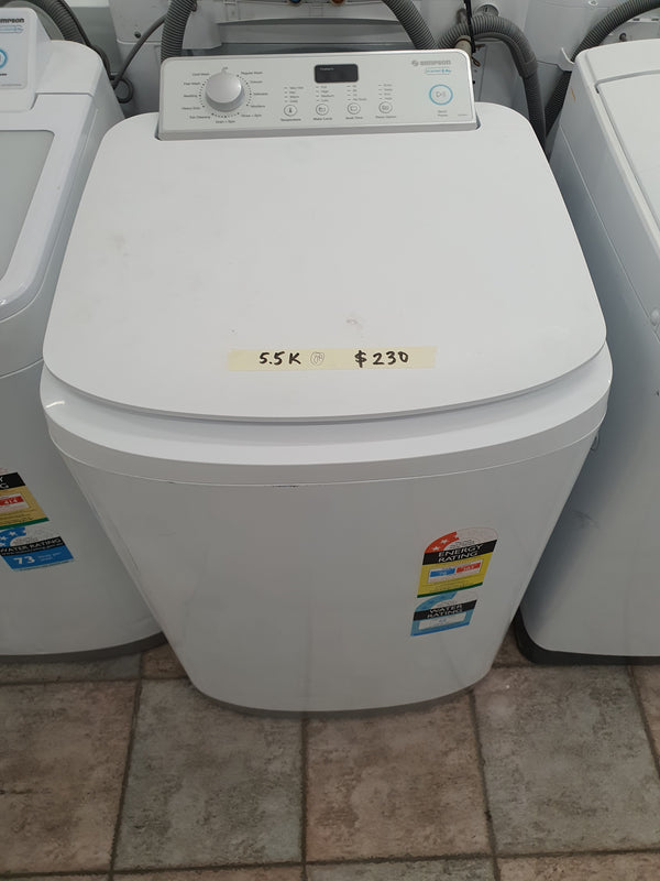 Simpson 5.5 kg top loader washing Cheap World Online