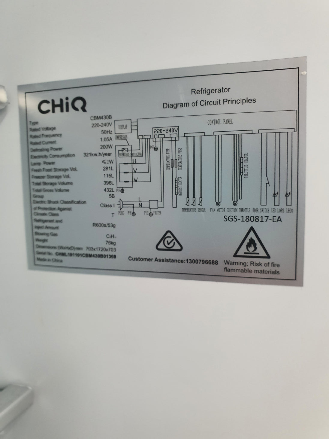 CHIQ 432L Refrigerator Cheap World Online