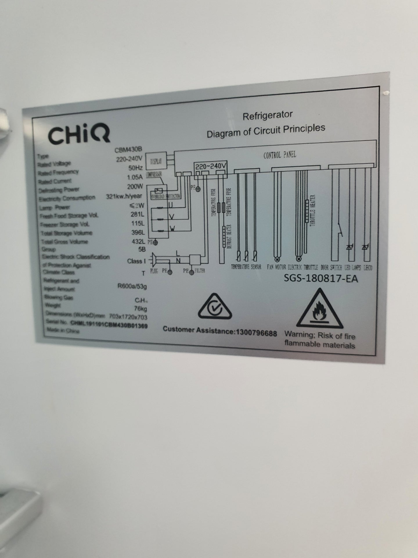 CHIQ 432L Refrigerator Cheap World Online