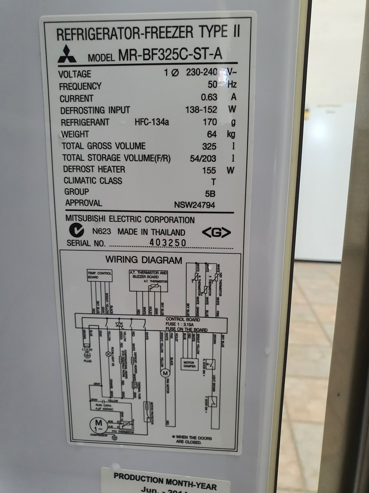 Mitsubishi 325L Refrigerator Cheap World Online