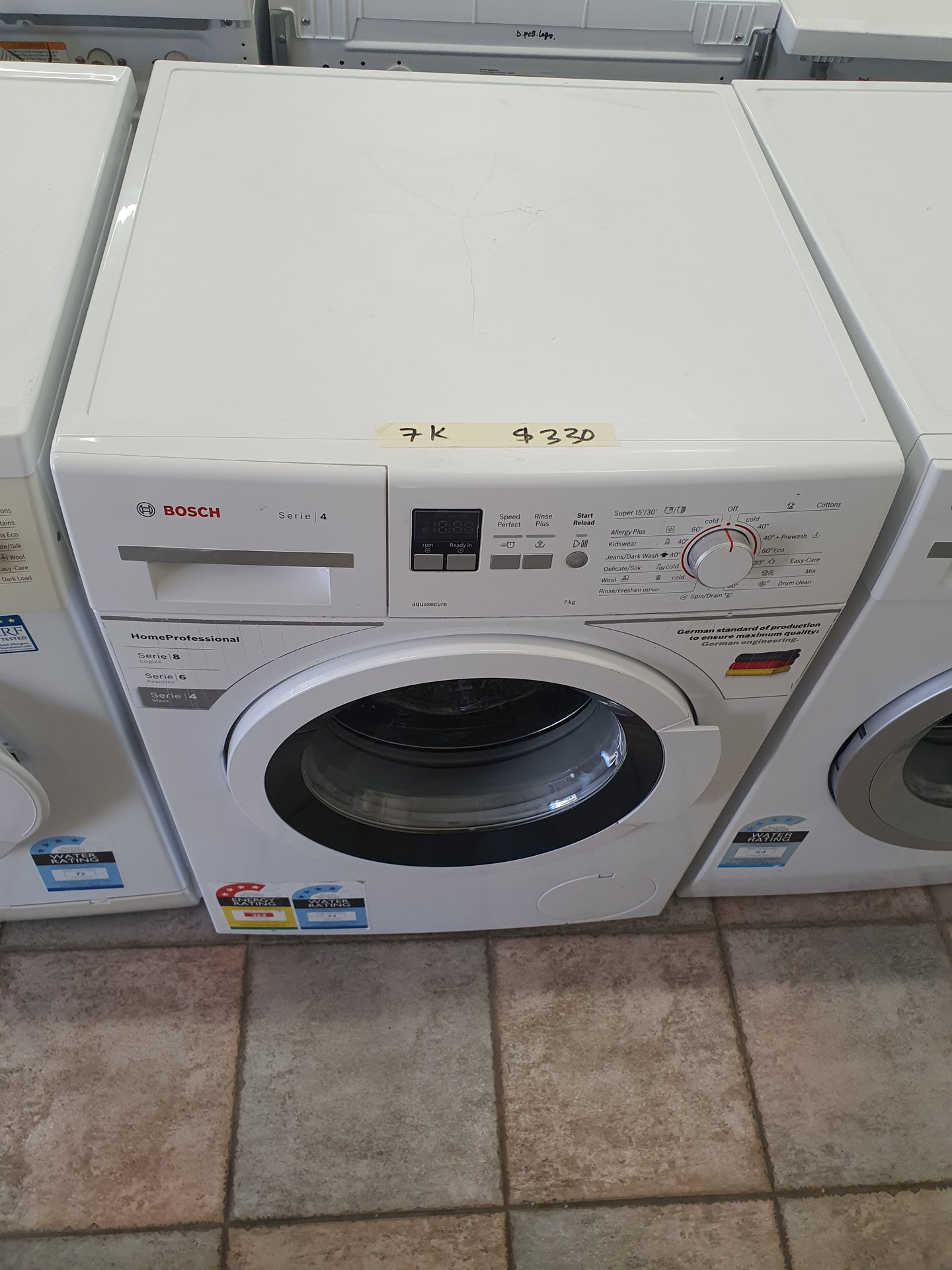 Bosch 7 kg front loader washing machine Cheap World Online