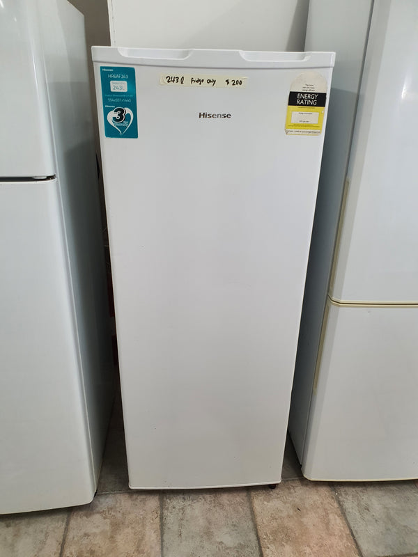 Hisense 234 l fridge only Cheap World Online
