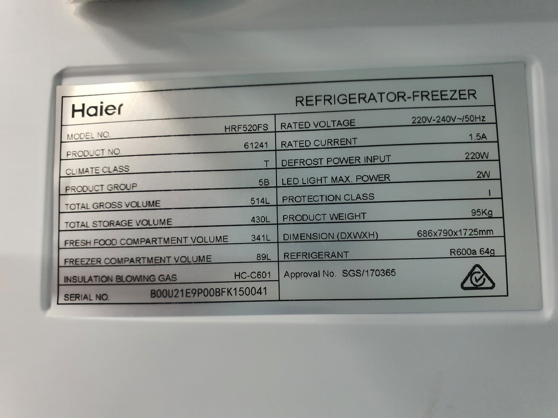 Haier 514L french door Refrigerator Cheap World Online
