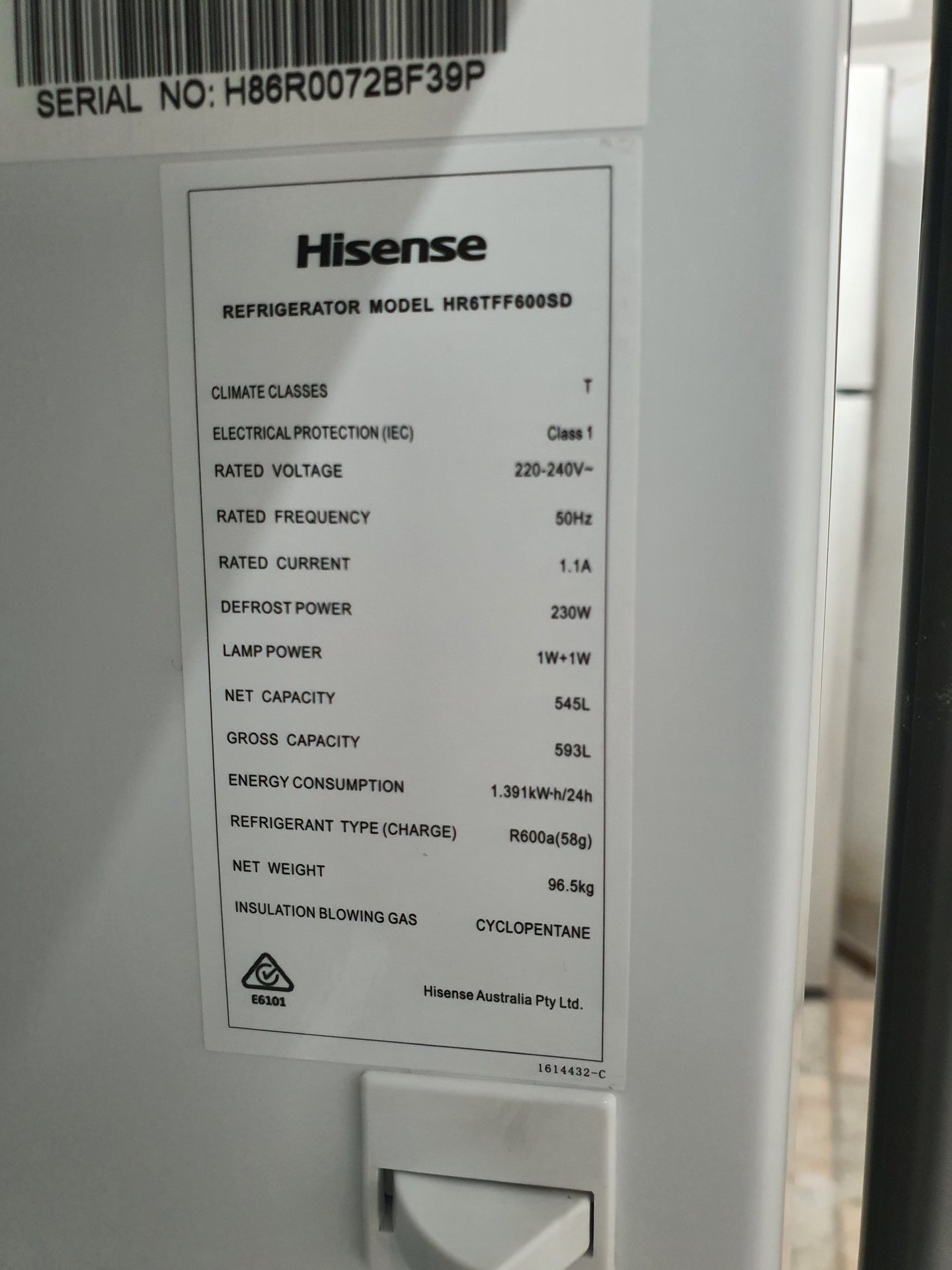 Hisense 593L Refrigerator Cheap World Online