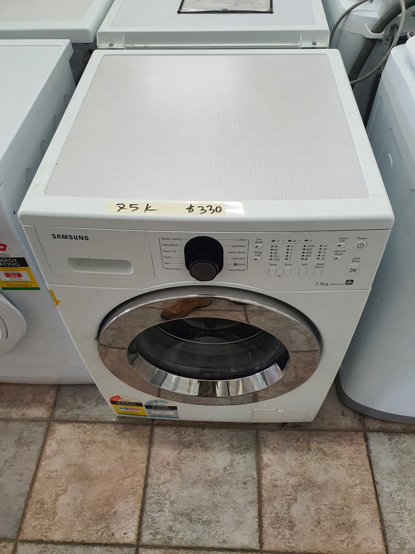 Samsung 7.5k front loader washing machine Cheap World Online