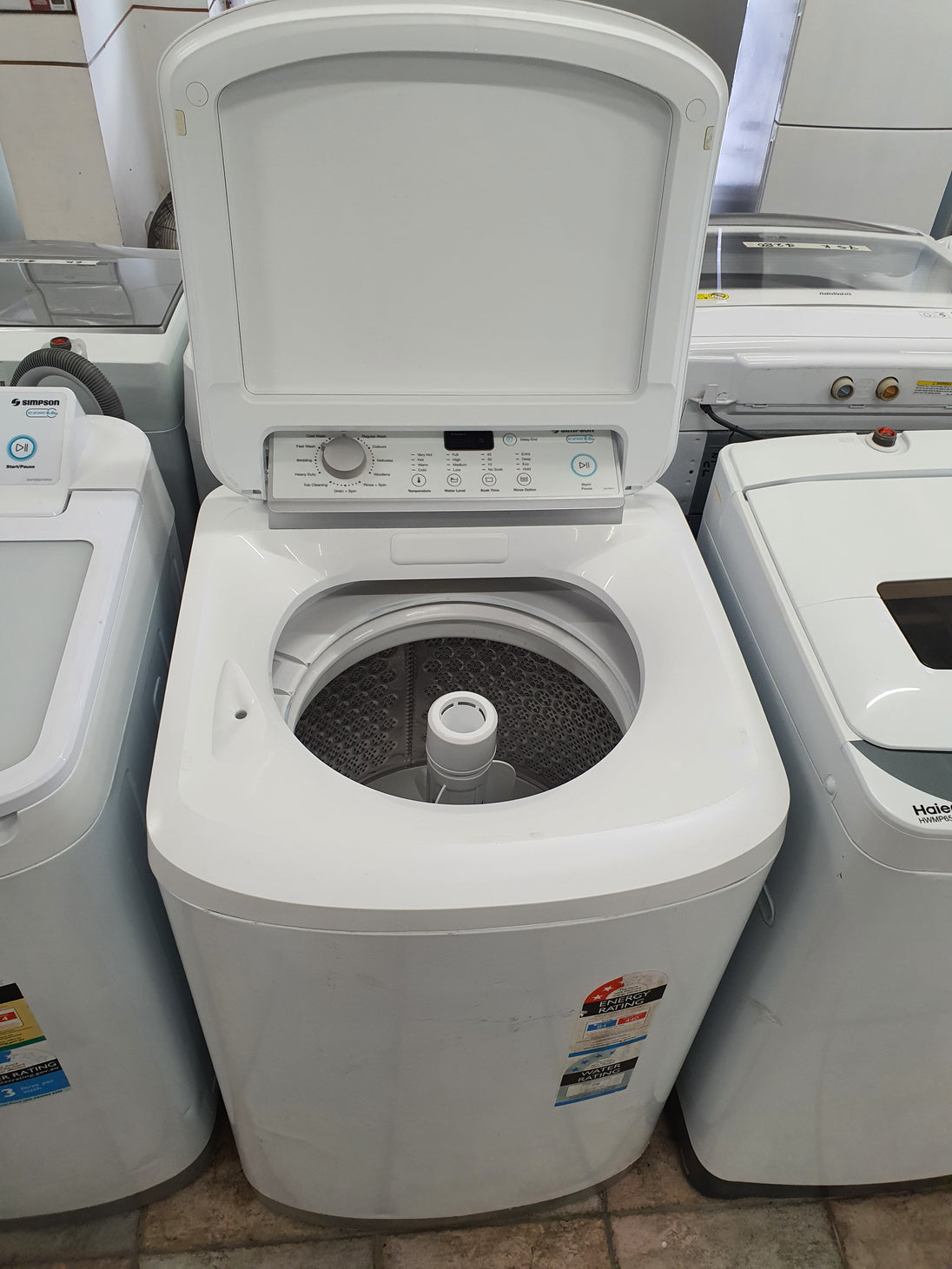 Simpson 6.5kg toploader washing machine Cheap World Online