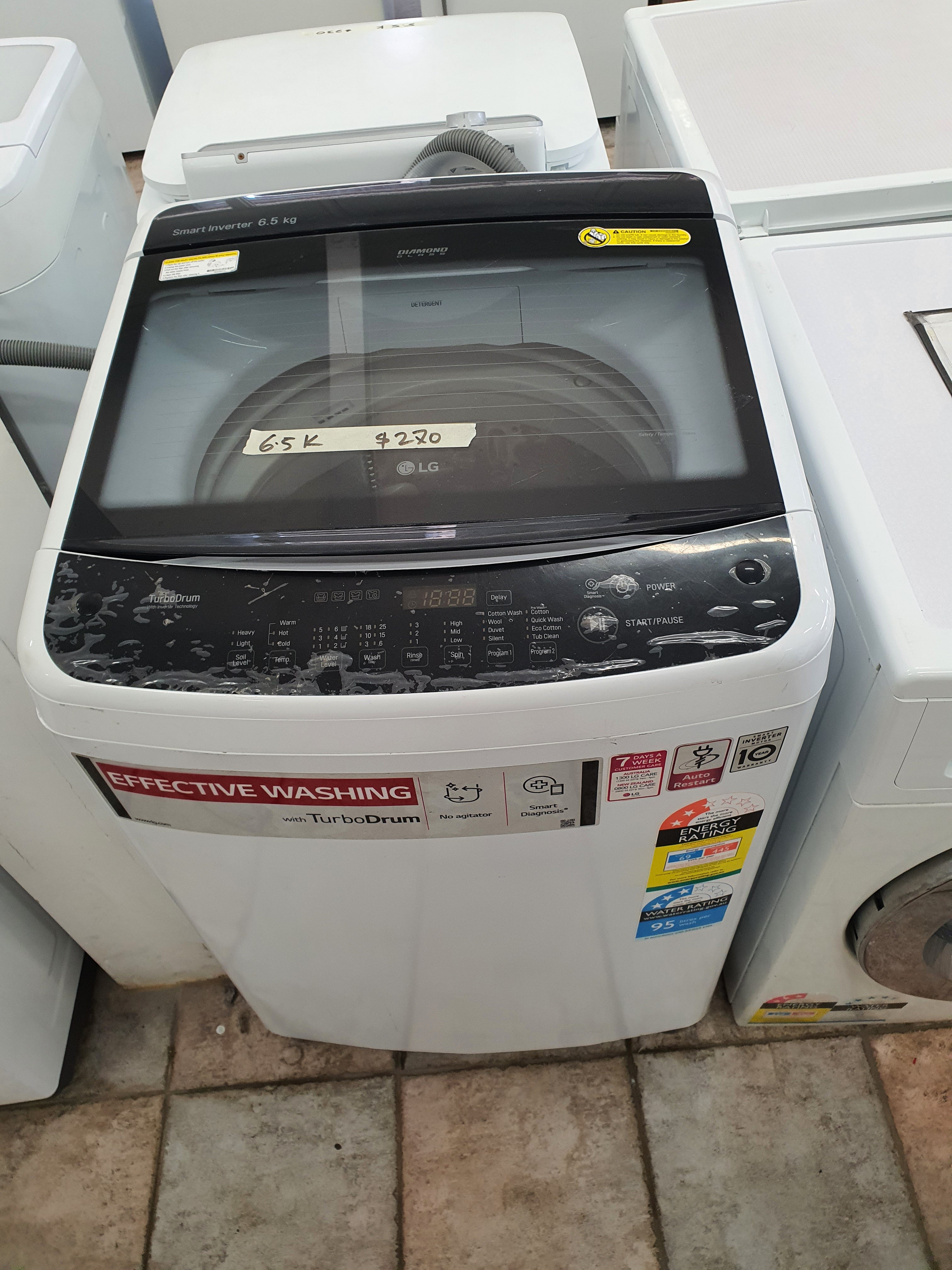 LG 6.5kg toploader washing machine Cheap World Online