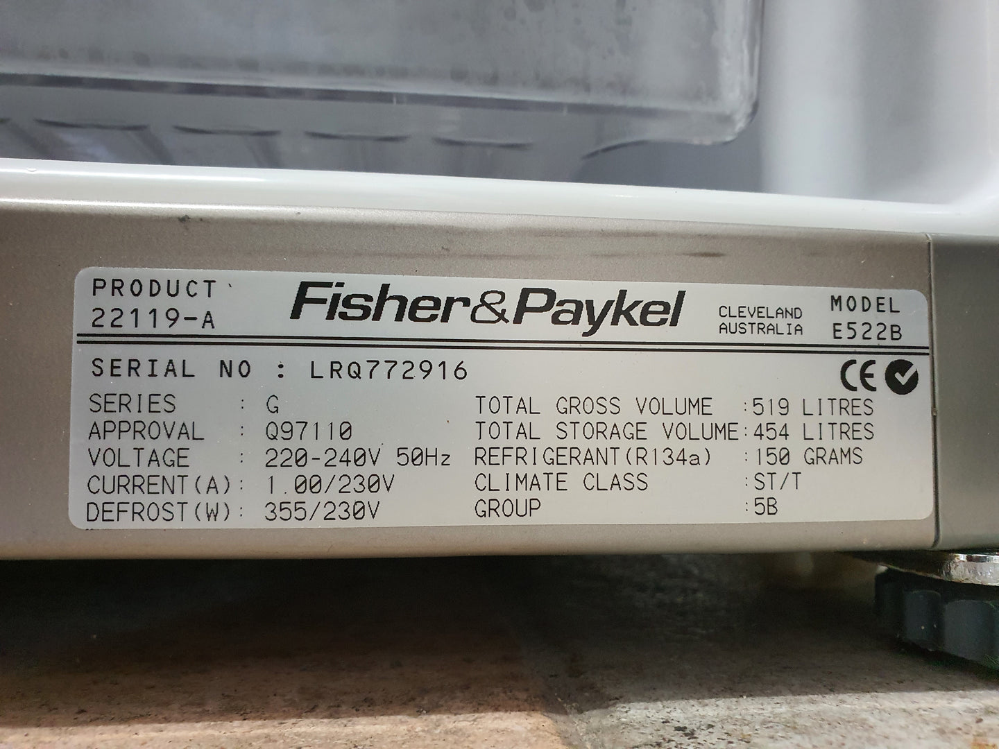 Fisher&Paykel 519L Refrigerator Cheap World Online