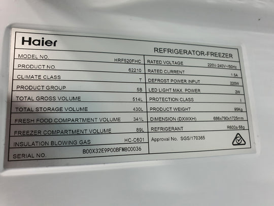 Haier 514L french door Refrigerator Cheap World Online