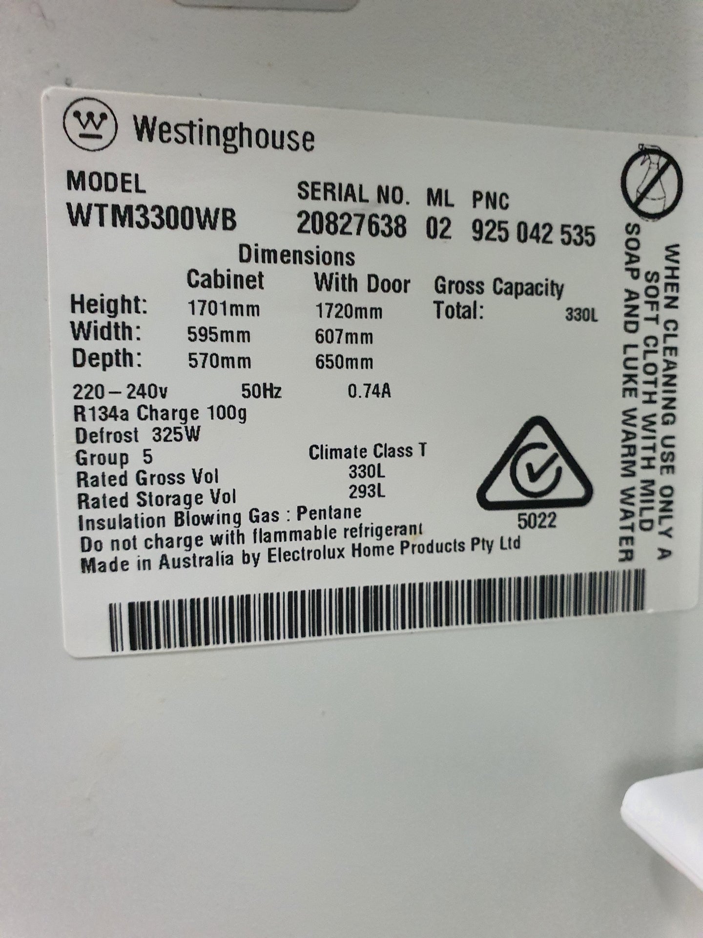 Westinghouse 330L Refrigerator Cheap World Online