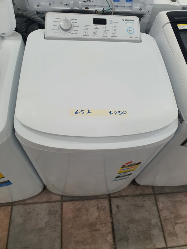 Simpson 6.5k Top loader washing machine Cheap World Online