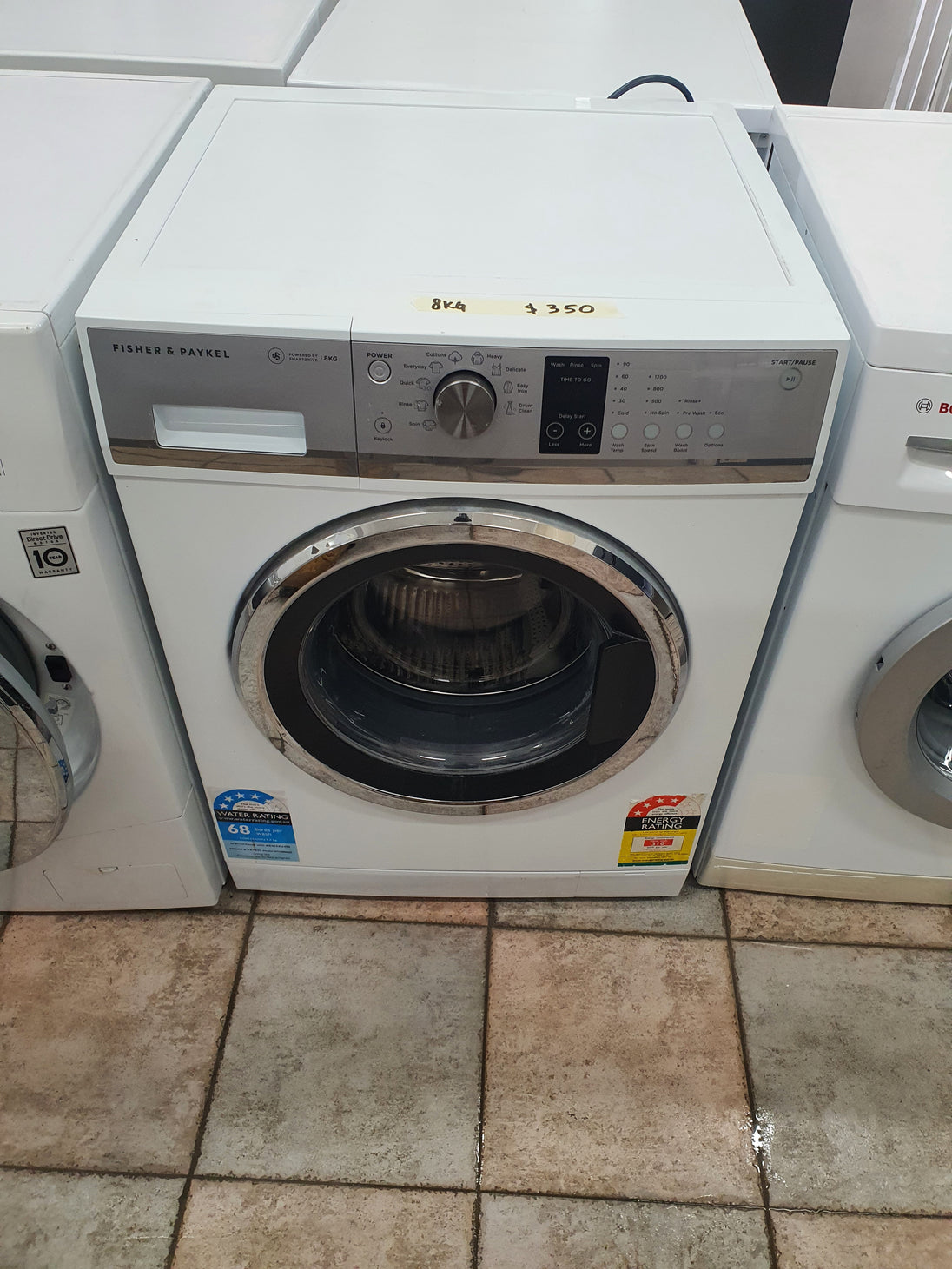 Fisher&Paykel 8kg front loader washing machine Cheap World Online