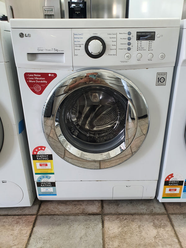 Lg 7.5 kg front loader washing machine Cheap World Online