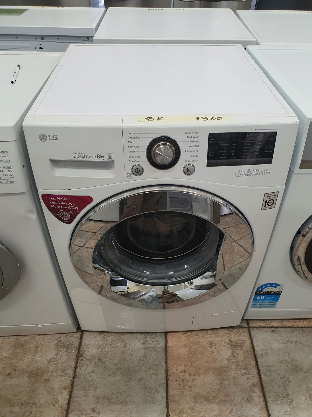LG 8kg front loader washing machine Cheap World Online