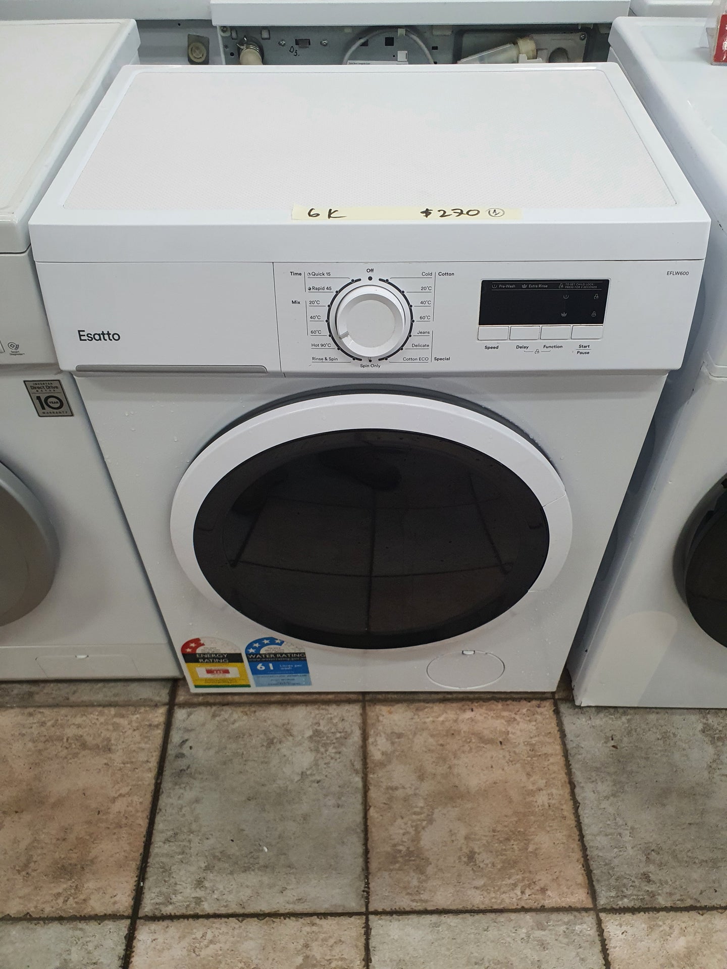 Esatto 6kg front loader washing machine Cheap World Online