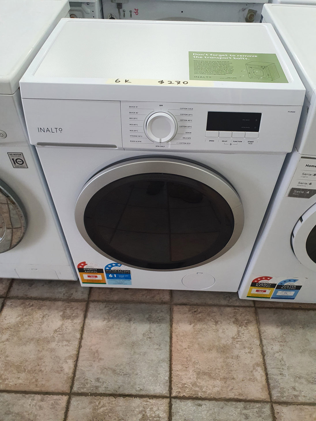 Esatto 6kg front loader washing machine Cheap World Online