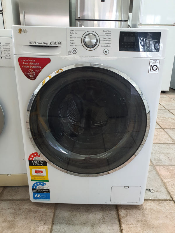 Lg 8kg front loader washing machine Cheap World Online