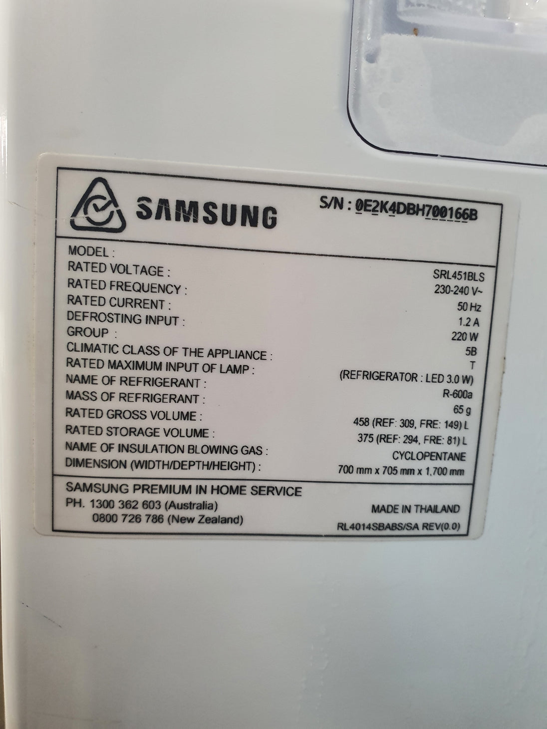Samsung 458L Refrigerator Cheap World Online
