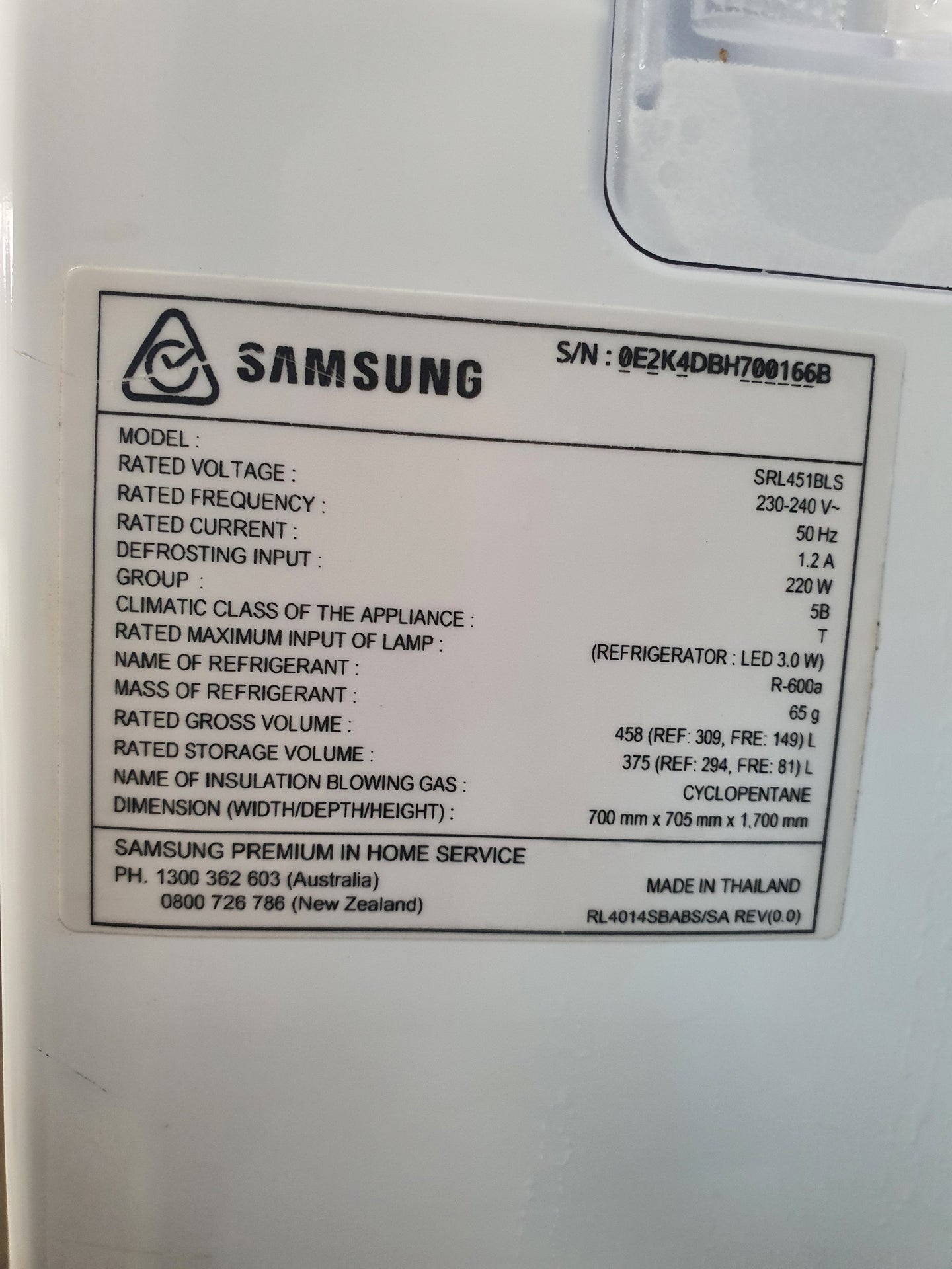 Samsung 458L Refrigerator Cheap World Online