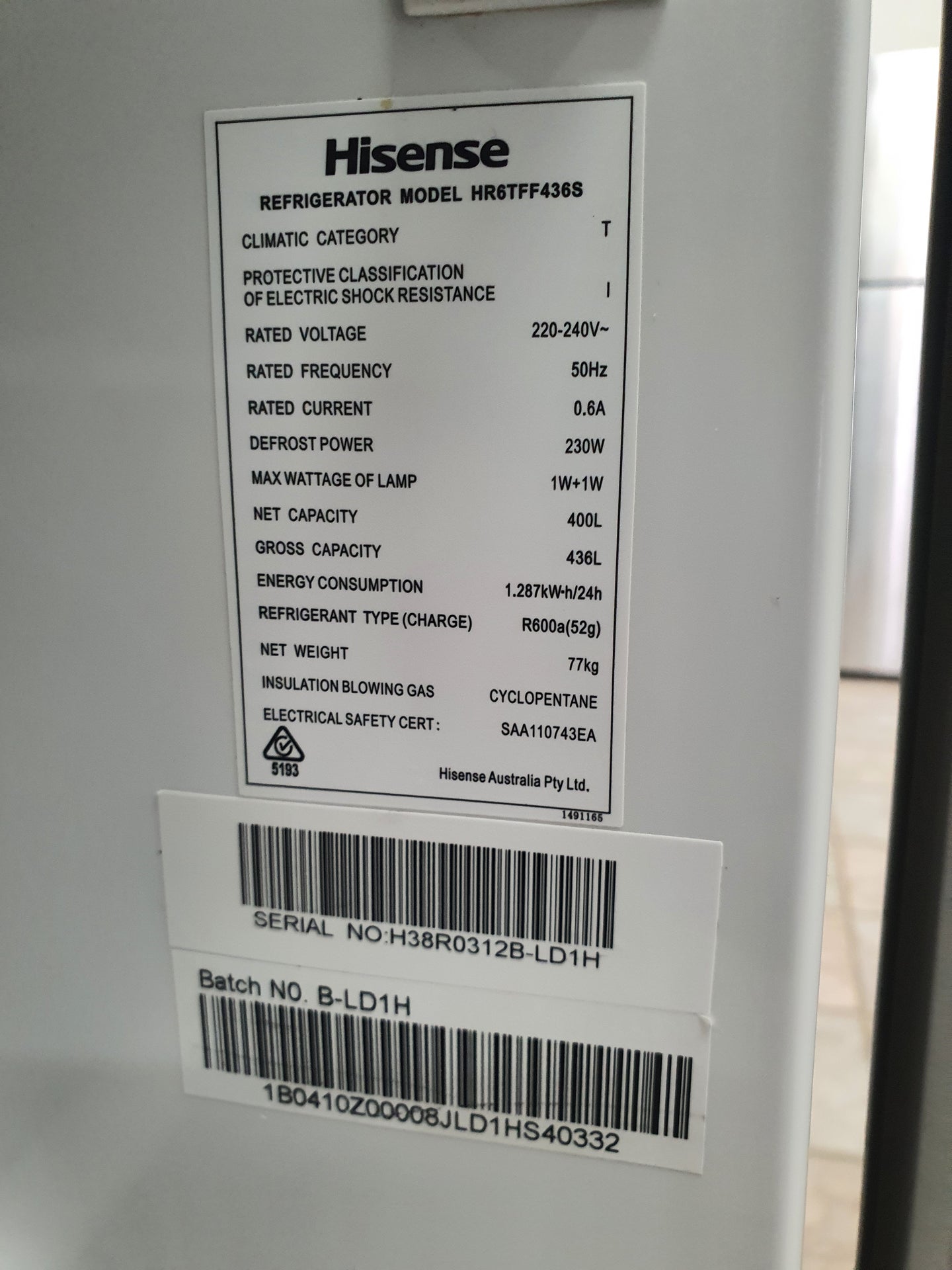 Hisense 436L Refrigerator Cheap World Online
