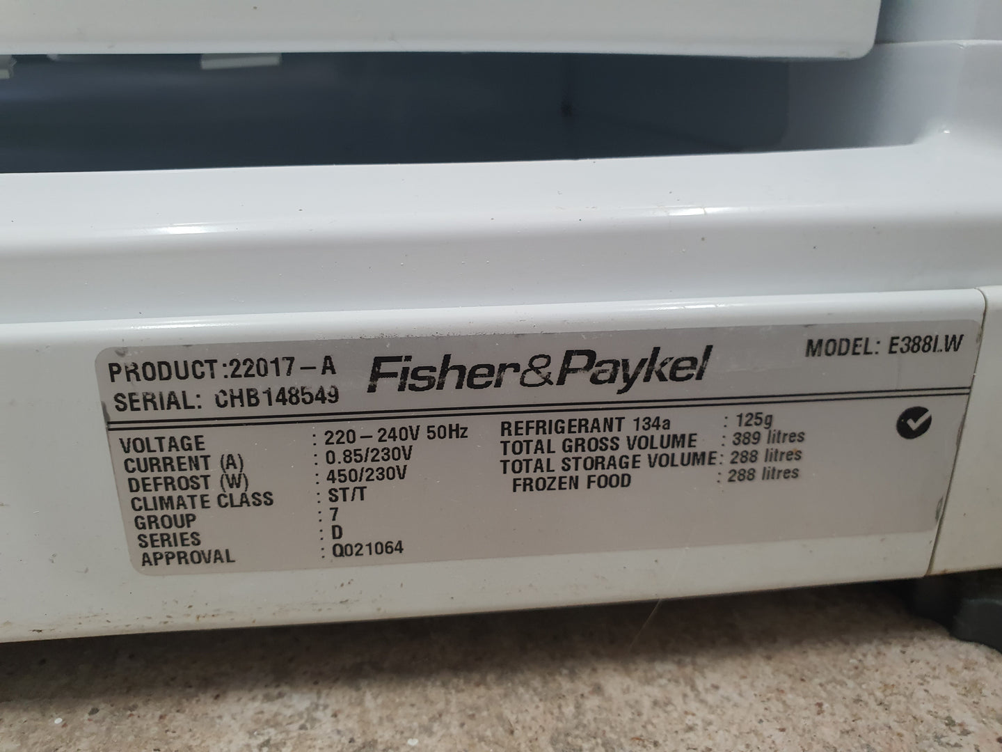 Fisher&Paykel 389L freezer only Cheap World Online