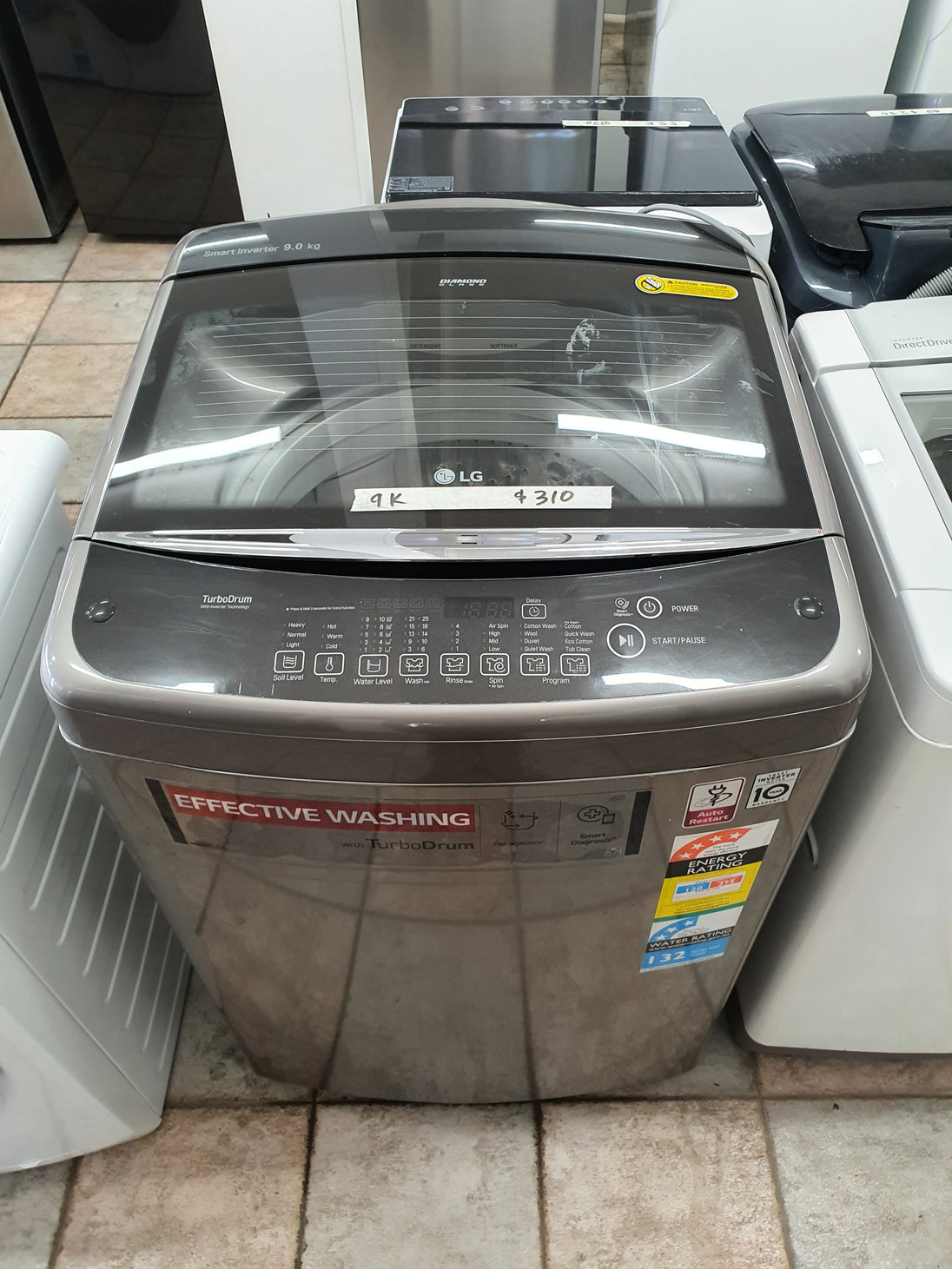 Lg 9kg toploader washing machine Cheap World Online