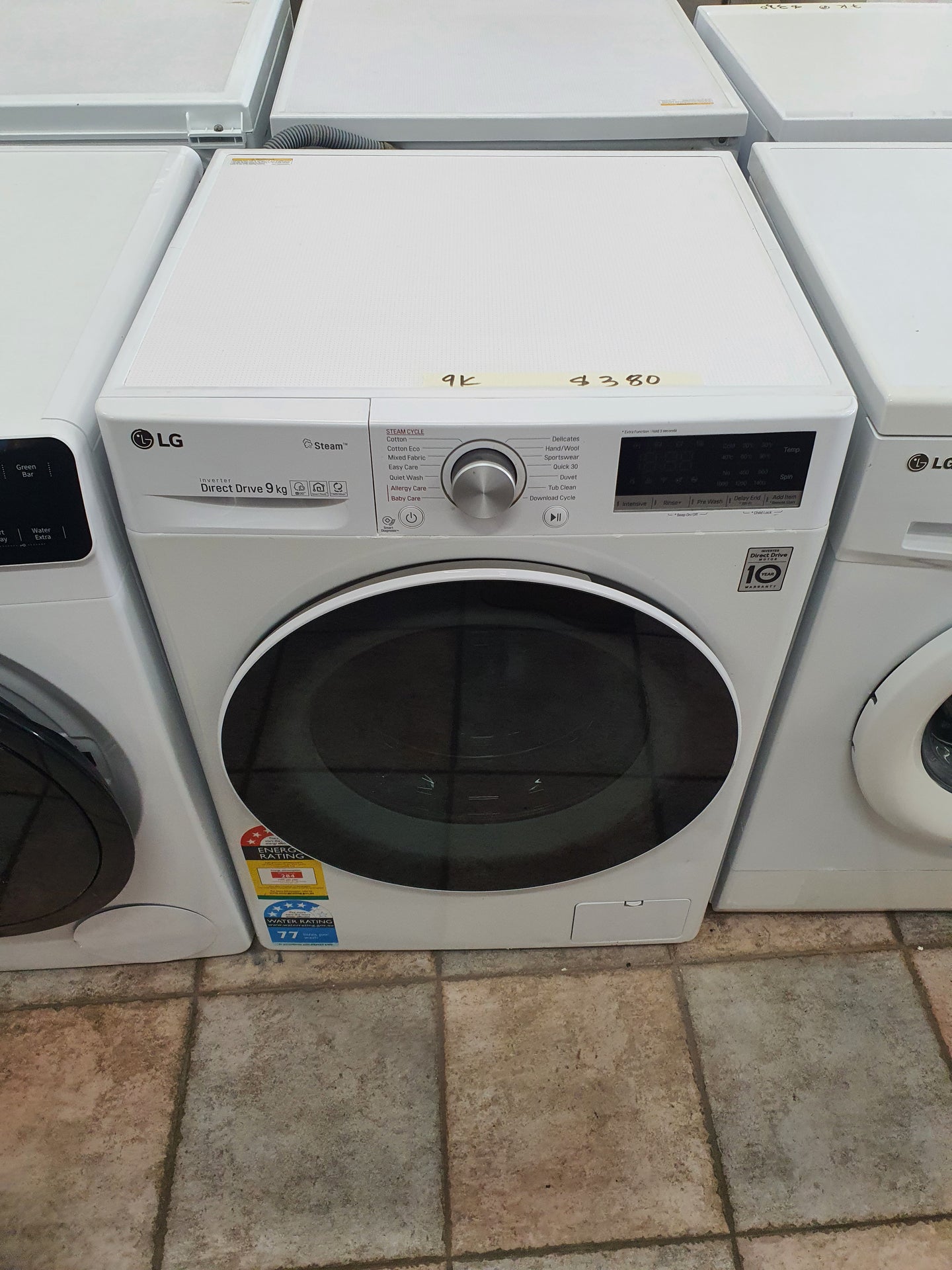 LG 9kg front loader washing machine Cheap World Online