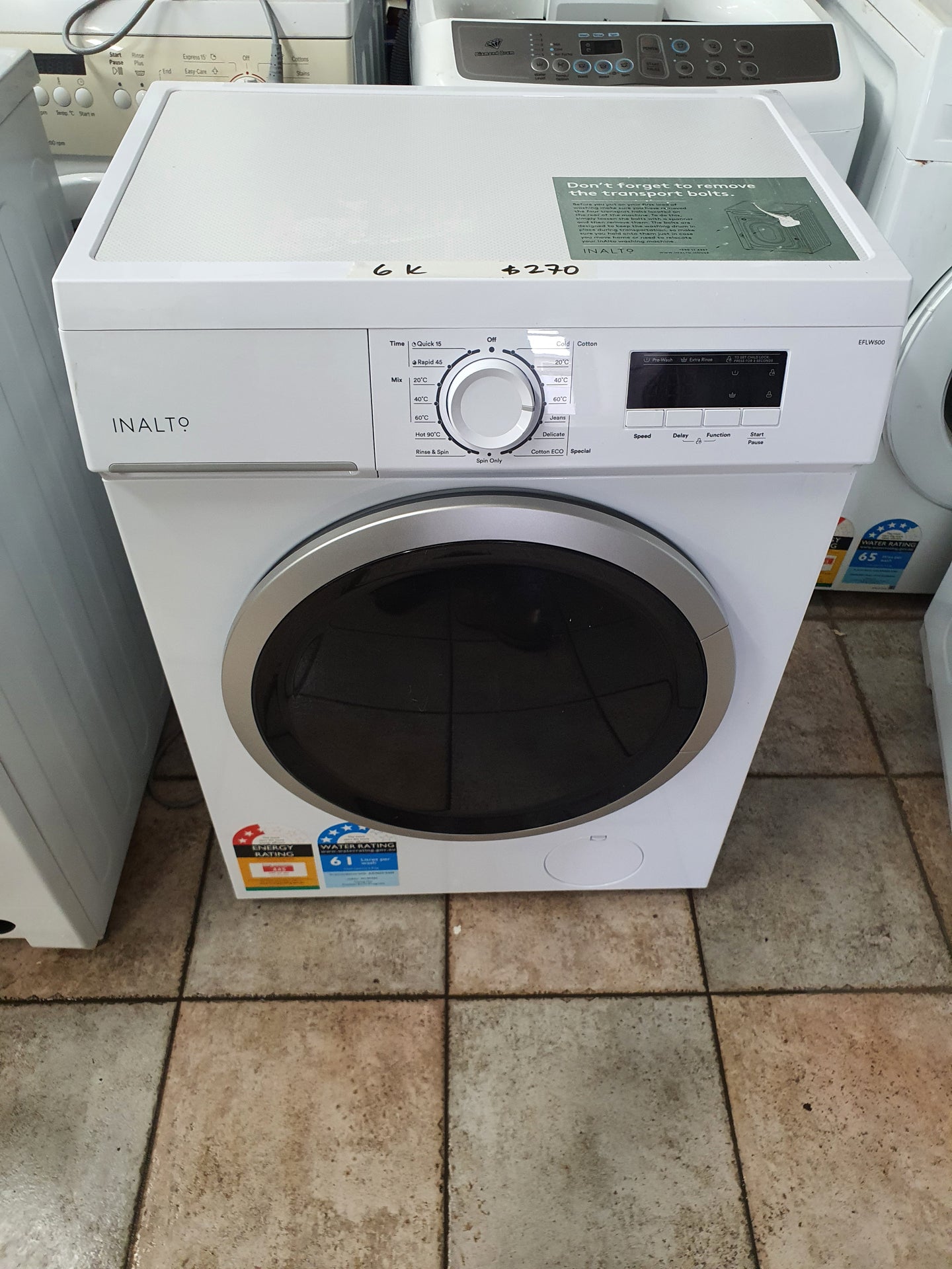 INALTO 6KG front loader washing machine Cheap World Online