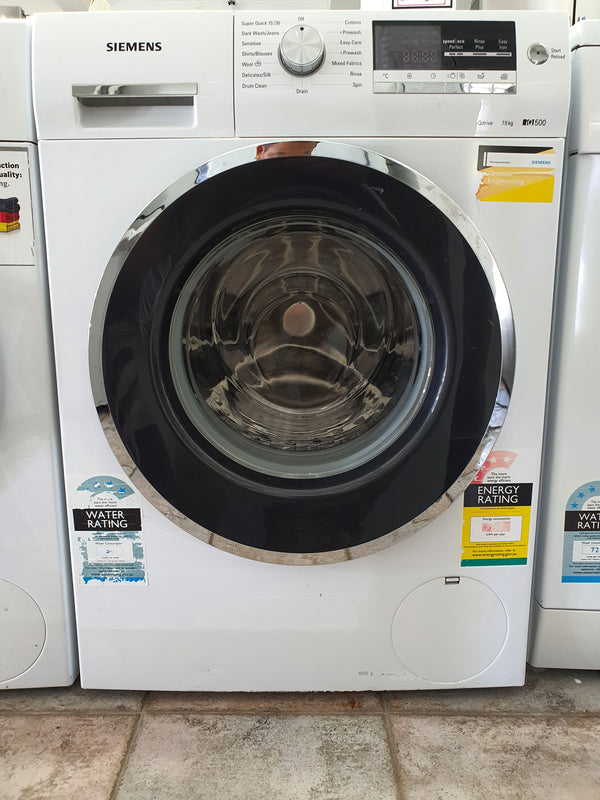 Siemens 7.5k front loader washing machine Cheap World Online
