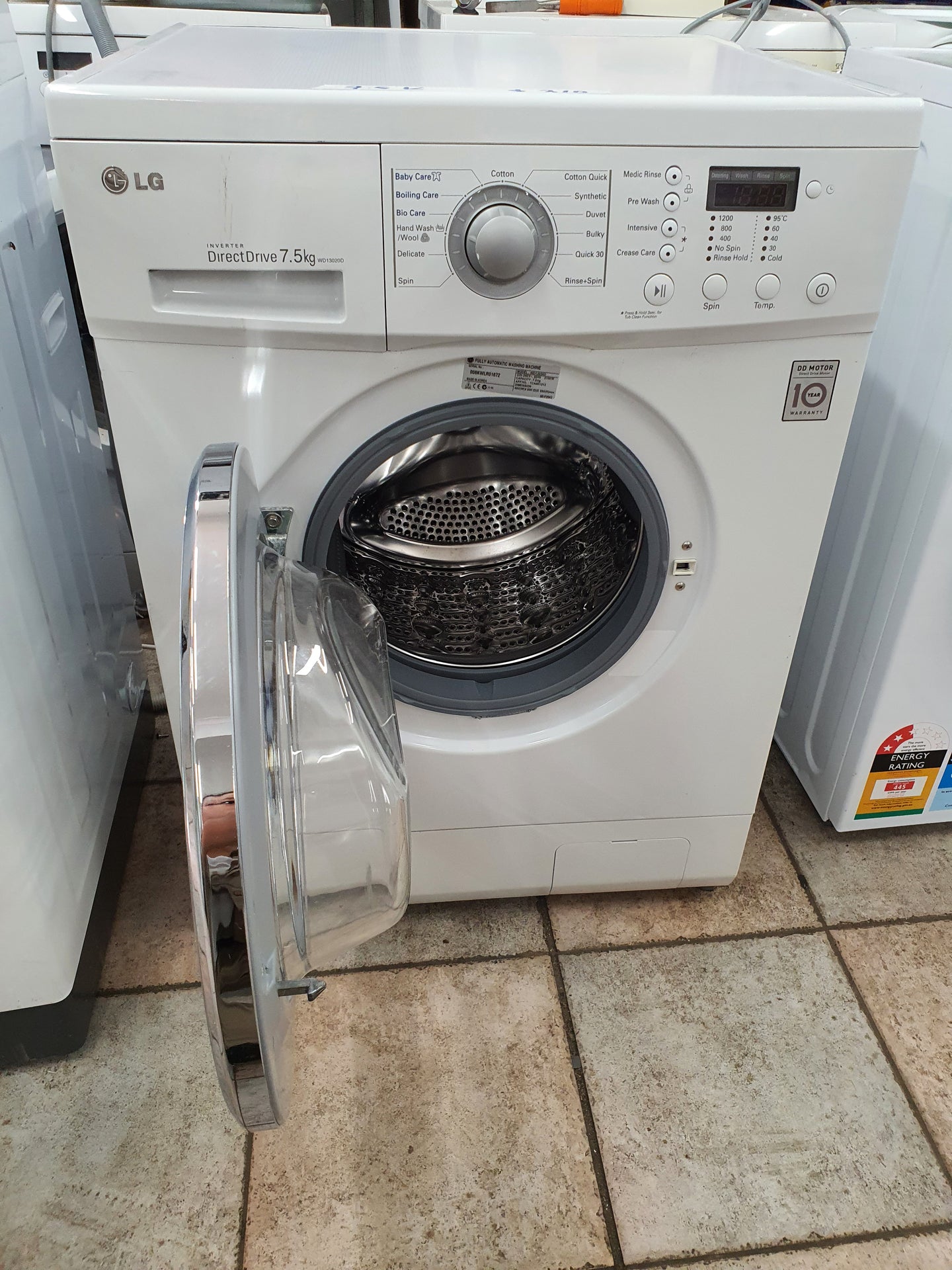 LG 7.5k front loader washing machine Cheap World Online
