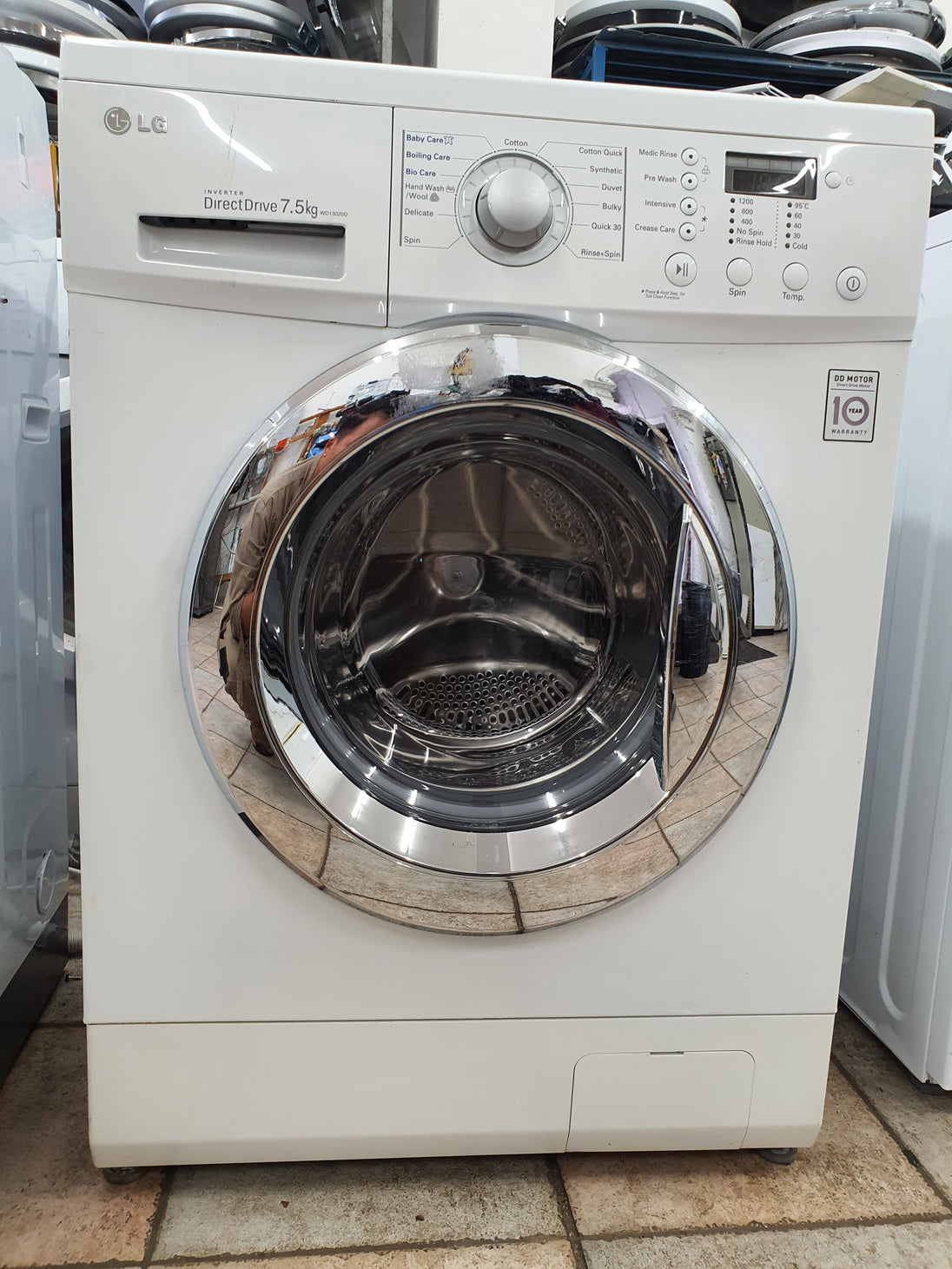 LG 7.5k front loader washing machine Cheap World Online