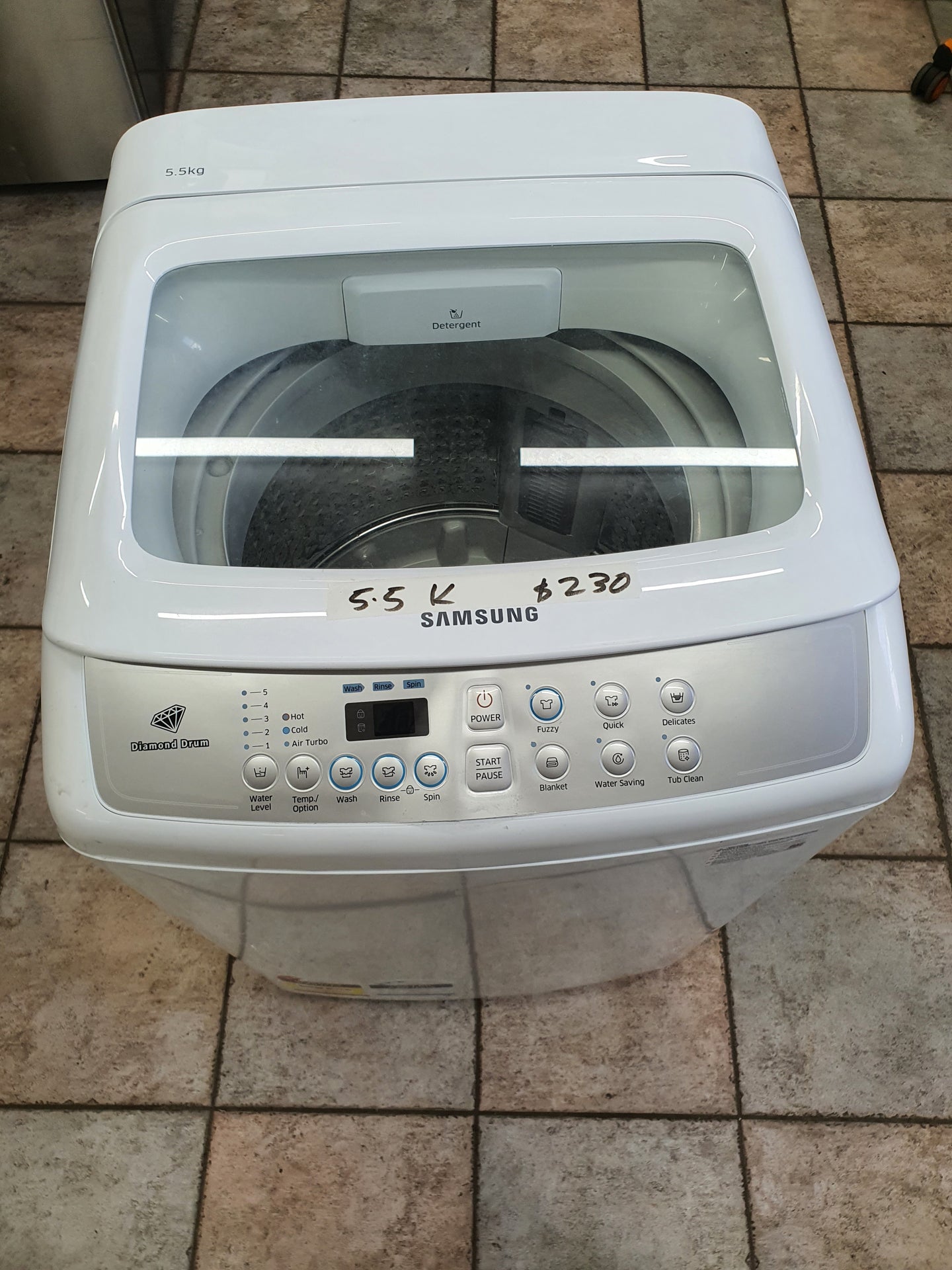 Samsung 5.5k Top loader washing machine Cheap World Online