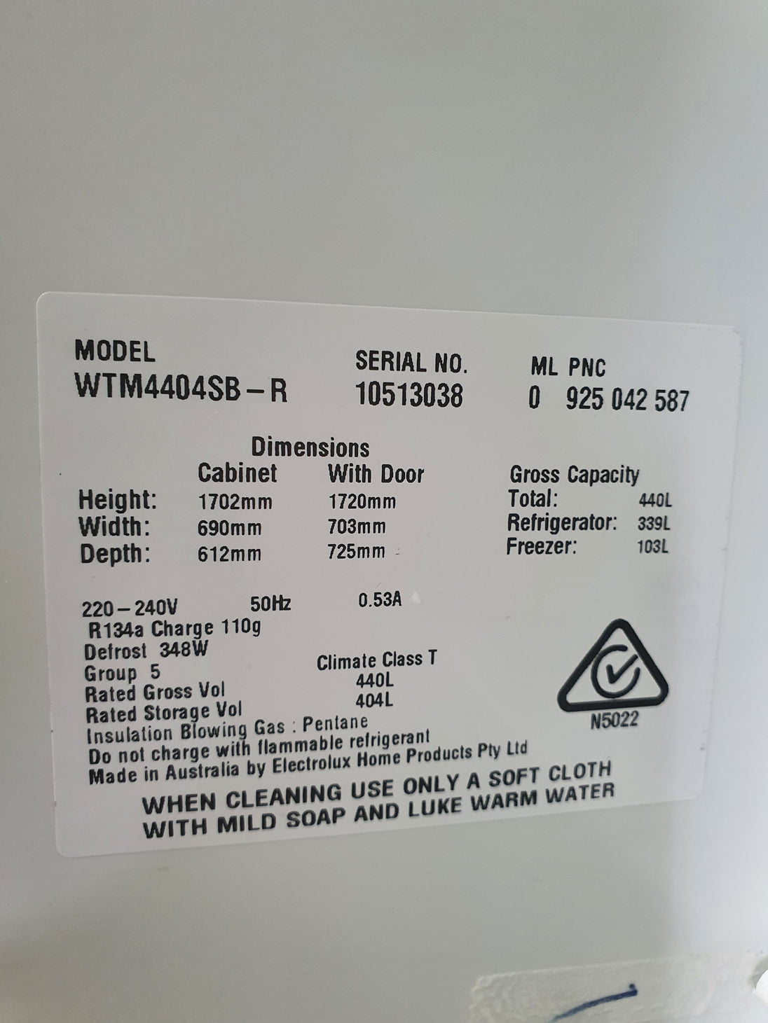 Electrolux 440L Refrigerator Cheap World Online