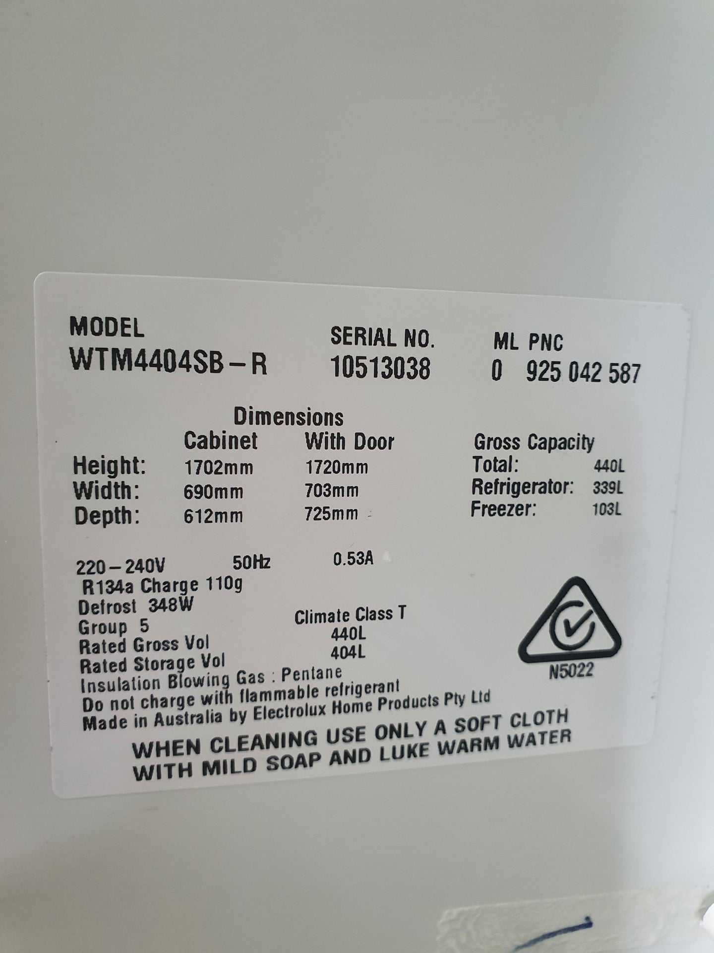Electrolux 440L Refrigerator Cheap World Online