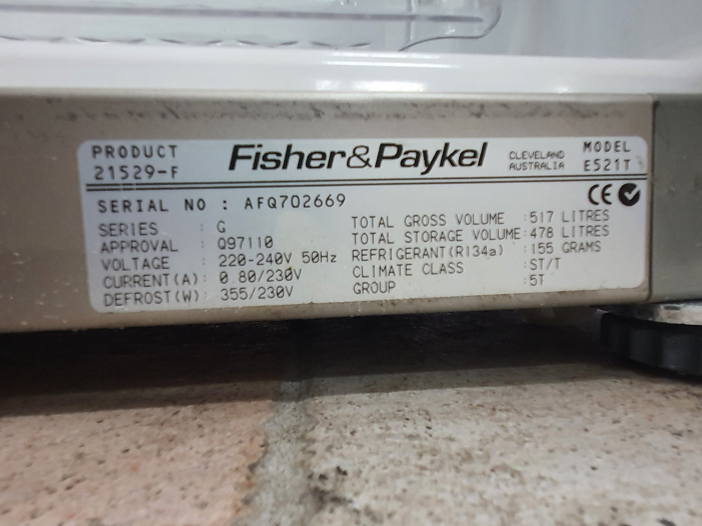 Fisher&Paykel 517L Refrigerator Cheap World Online