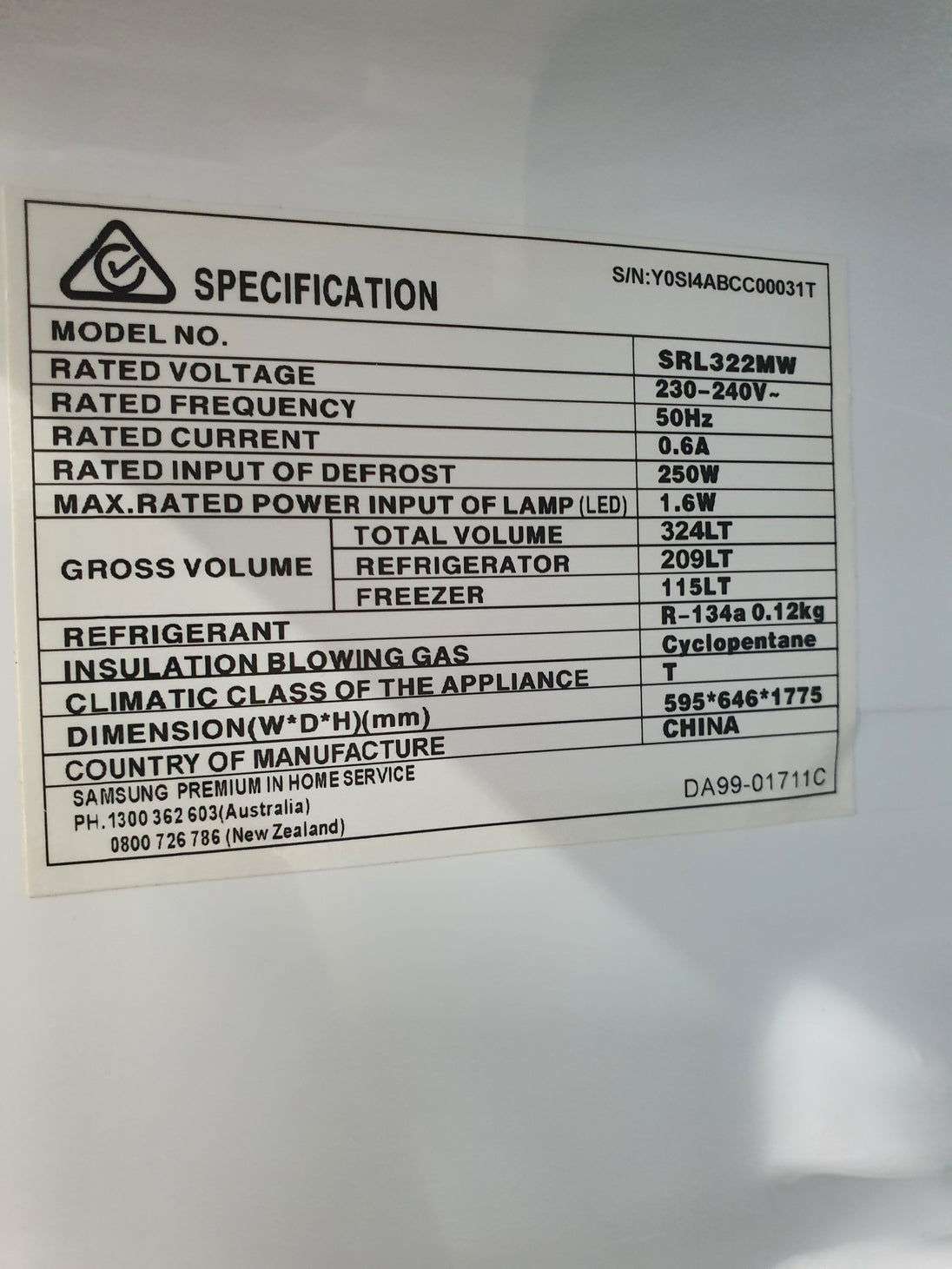 Samsung 324L Refrigerator Cheap World Online