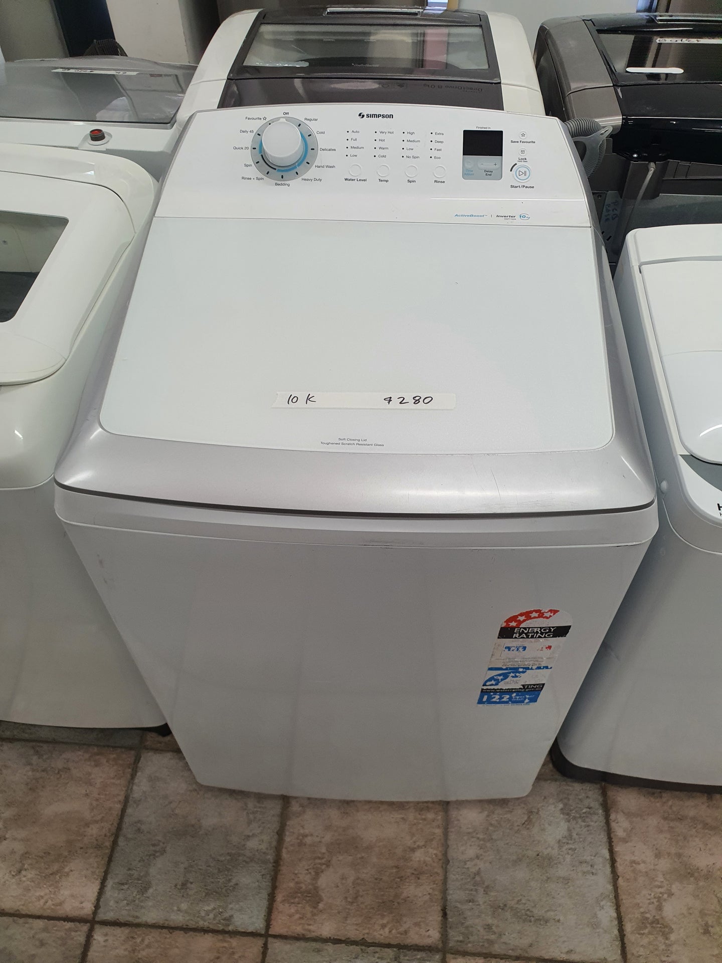 Simpson 10kg toploader washing machine Cheap World Online