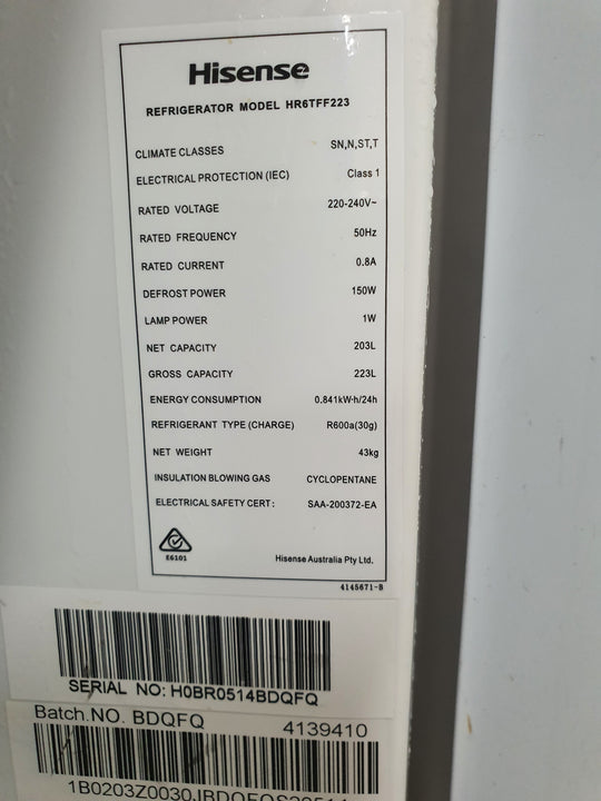 Hisense 223L Refrigerator Cheap World Online